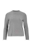 Vimynte Modesty L/S Top/Ka Tops T-shirts & Tops Long-sleeved Silver Vi...