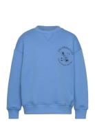 Canazie Crew Sweat Tops Sweatshirts & Hoodies Sweatshirts Blue Grunt