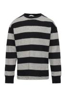 Striped Long Sleeves T-Shirt Tops T-shirts Long-sleeved T-Skjorte Mult...