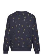 Dragon Sweatshirt Tops Sweatshirts & Hoodies Sweatshirts Navy Müsli By...