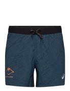 Fujitrail All Over Print 5In Short Sport Shorts Sport Shorts Blue Asic...