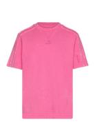 All Szn Washed T-Shirt Kids Sport T-Kortærmet Skjorte Pink Adidas Perf...