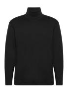 Longsleeve Turtleneck Tops T-Langærmet Skjorte Black Tom Tailor