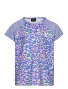 Hmltessa T-Shirt Sport T-Kortærmet Skjorte Purple Hummel