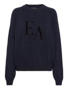 Maglia Tops Sweatshirts & Hoodies Sweatshirts Navy Emporio Armani