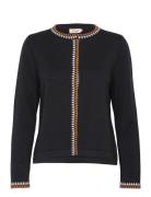 Ingalill Cardigan Black Tops Knitwear Cardigans Black Jumperfabriken