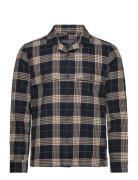 Woven Indoor Jackets Tops Overshirts Navy Marc O'Polo