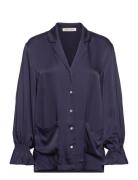 Blanca Tops Shirts Long-sleeved Blue Love Stories