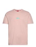 Dindion Designers T-Kortærmet Skjorte Pink HUGO