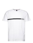 T-Shirt Rn Slim Fit Tops T-Kortærmet Skjorte White BOSS