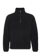 Bowman Pile Half Zip Sport Sweatshirts & Hoodies Sweatshirts Black Sai...