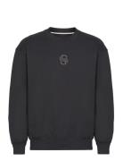 Soleri 10_An Tops Sweatshirts & Hoodies Sweatshirts Black BOSS