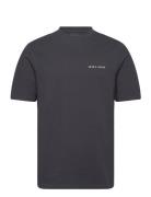 Embroidered Logo T-Shirt Tops T-Kortærmet Skjorte Black Lyle & Scott