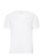 Ck Embro Badge Regular Tee Tops T-shirts & Tops Short-sleeved White Ca...