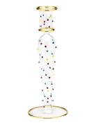 Confetti Glass Candle Holder Home Decoration Candlesticks & Lanterns C...