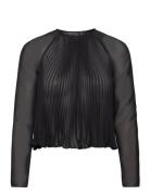 Top Tops Blouses Long-sleeved Black Emporio Armani