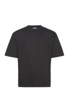 Slhlooseoscar Ss O-Neck Tee Noos Tops T-Kortærmet Skjorte Black Select...