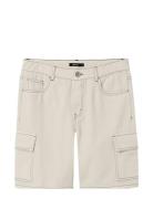 Nlmutizza Twi Cargo Shorts Bottoms Shorts Cream LMTD