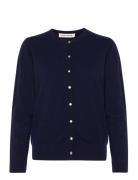 Cissesw Cardigan Tops Knitwear Cardigans Navy Sofie Schnoor