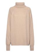 Rudeneja Turleneck Tops Knitwear Turtleneck Beige The Knotty S