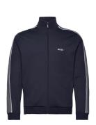 Tracksuit Jacket Tops Sweatshirts & Hoodies Sweatshirts Navy BOSS