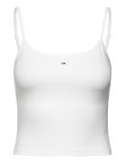 Tjw Crp Essential Strap Top Tops T-shirts & Tops Sleeveless White Tomm...