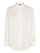 Shirt Heidi Tops Shirts Long-sleeved White Lindex