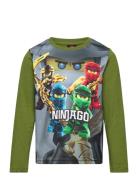 Lwtano 111 - T-Shirt L/S Tops T-shirts Long-sleeved T-Skjorte Green LE...