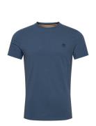 Dunstan River Short Sleeve Tee Dark Denim Designers T-Kortærmet Skjort...
