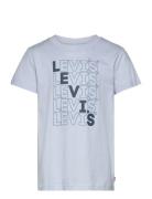 Levi's® Loud Organic Tee Tops T-Kortærmet Skjorte Blue Levi's
