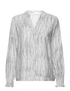 Lr-Fever Tops Blouses Long-sleeved White Levete Room