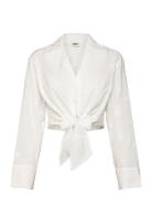 Eudora Shirt Tops Shirts Long-sleeved White Twist & Tango