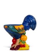 Bowl Fruity Rooster Home Decoration Decorative Platters Blue Byon