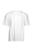 Aop Over D Tee S/S Tops T-Kortærmet Skjorte White Lindbergh