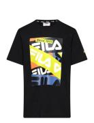 Legde Graphic Tee Sport T-Kortærmet Skjorte Black FILA