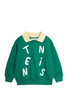 Tennis Application Collar Sweatshirt Tops Sweatshirts & Hoodies Sweats...