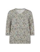 Wa-Callista Tops Blouses Long-sleeved Green Wasabiconcept