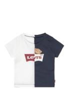 Levi's® Spliced Graphic Tee Tops T-Kortærmet Skjorte Blue Levi's
