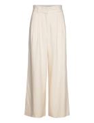 Prescillia Ann Bottoms Trousers Wide Leg Cream IVY OAK