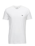 Tee-Shirt&Turtle Neck Tops T-Kortærmet Skjorte White Lacoste