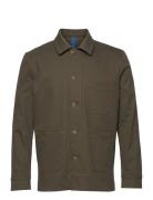 Jesse Organic Cotton Overshirt Tops Overshirts Green FRENN