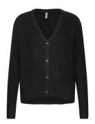 Sc-Torino Tops Knitwear Cardigans Black Soyaconcept