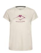 Fujitrail Logo Ss Top Sport T-shirts & Tops Short-sleeved Beige Asics