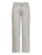 Low Straight Jeans Bottoms Jeans Straight-regular Grey Gina Tricot