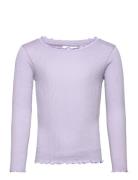 Nmfdukke Xsl Ls Top Tops T-shirts Long-sleeved T-Skjorte Purple Name I...