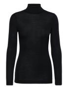 Fangiw Rollneck Tops Knitwear Turtleneck Black InWear