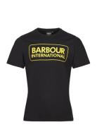 B.int Ess Large Logo Tee Designers T-Kortærmet Skjorte Black Barbour