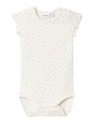 Nbfhadot Ss Body Bodies Short-sleeved Cream Name It