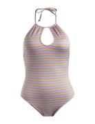 Wavy Stripe Piece Badedragt Badetøj Multi/patterned Roxy