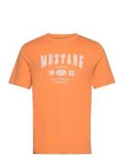 Style Austin Tops T-Kortærmet Skjorte Orange MUSTANG